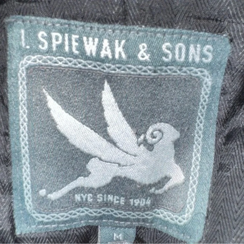 I. Spiewak & Sons Peacoat Wool Grey Thinsulate Men's Size Large Stadium